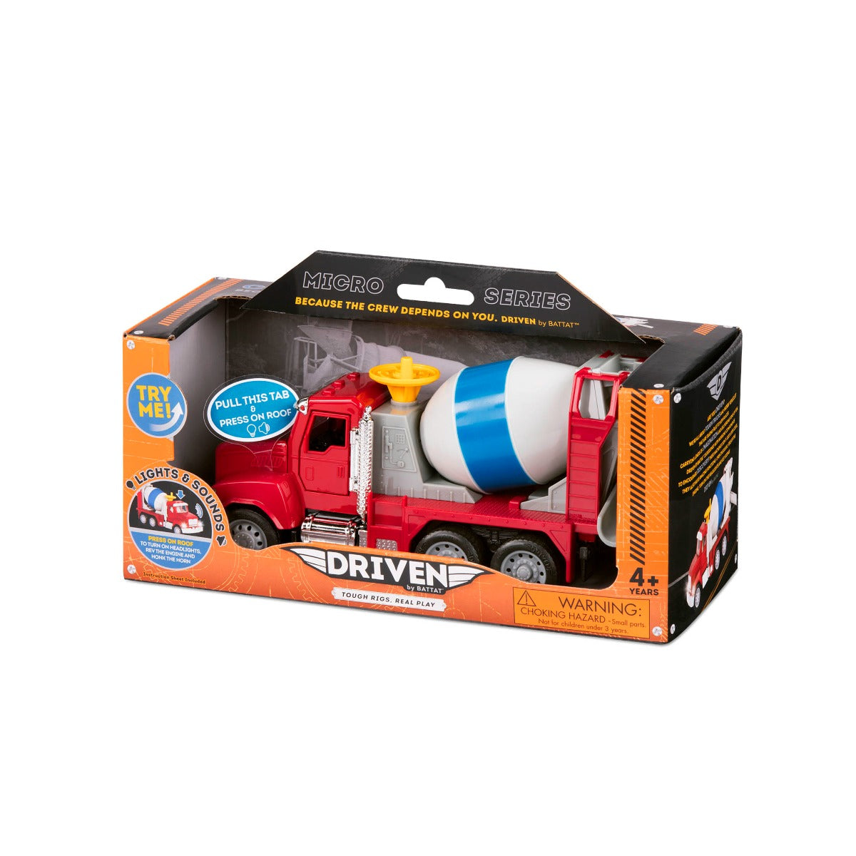Buy Driven Micro Cement Mixer Truck Construction Vehicle | Yallatoys.com