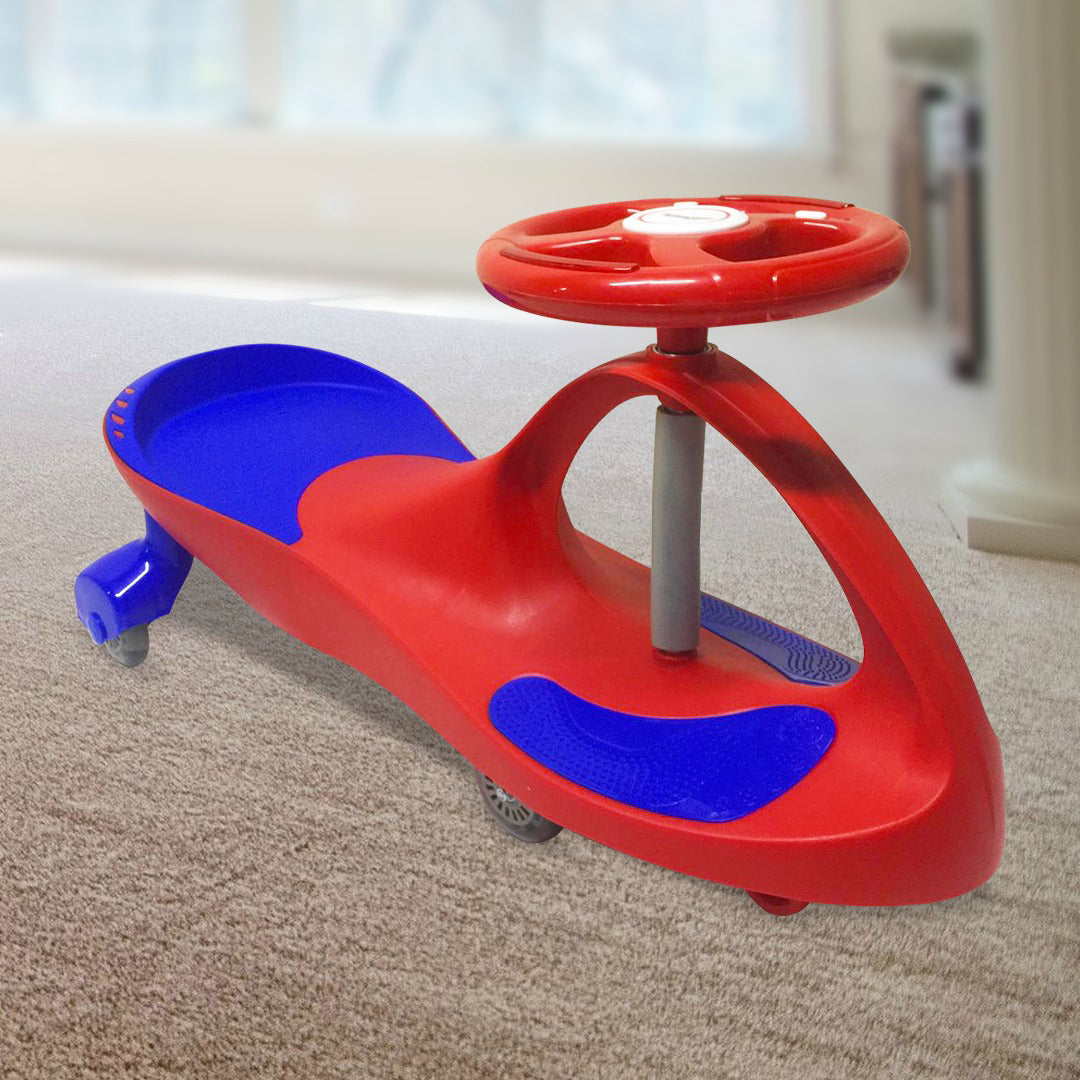 Buy Baby Swing Car With Music And Lights On Wheels (Sold Separately Subject to Availability) | Yallatoys.com