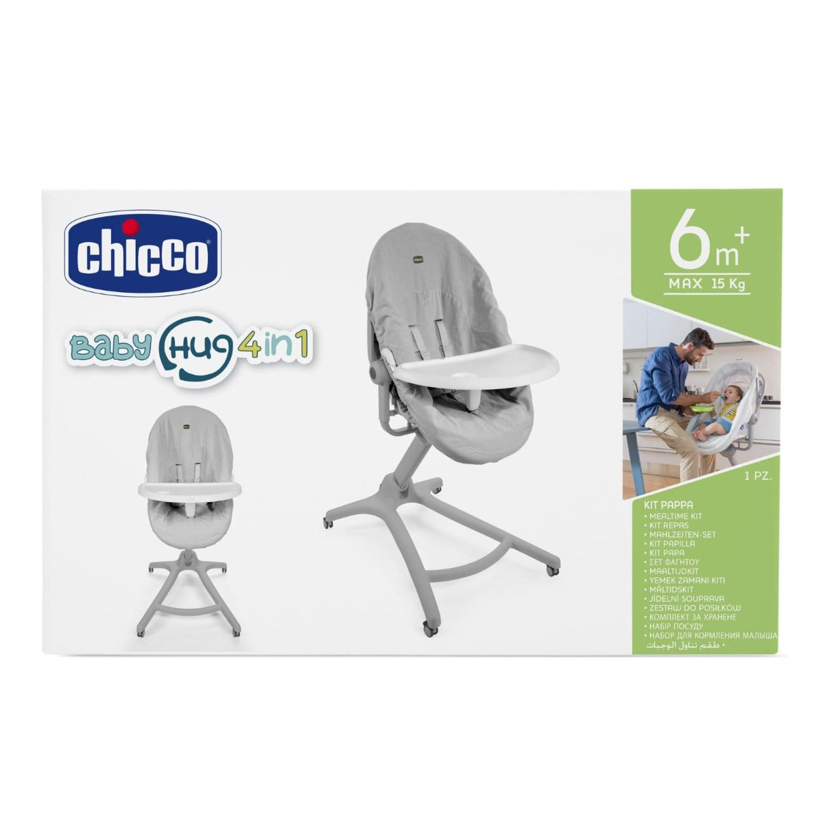 Chicco Baby Hug 4In1 Meal Kit - Tray + Hygienic Cover Chicco Yallatoys