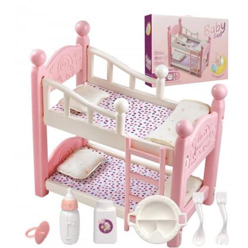 Buy Wanderlong Baby Pink Bunk Bed for Dolls | Yallatoys.com