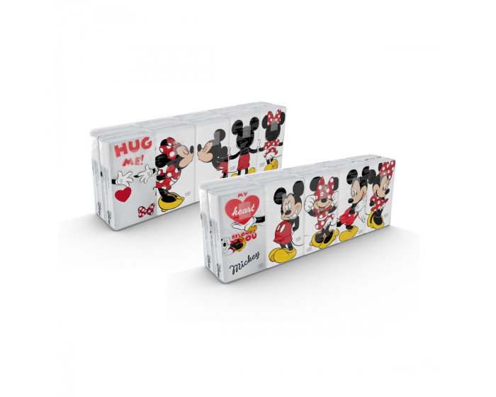 Buy World Cart Mickey And Minnie Handkerchiefs 4 Ply Tissue  | Yallatoys.com