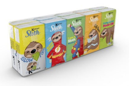 Buy World Cart Sloth Handkerchiefs | Yallatoys.com