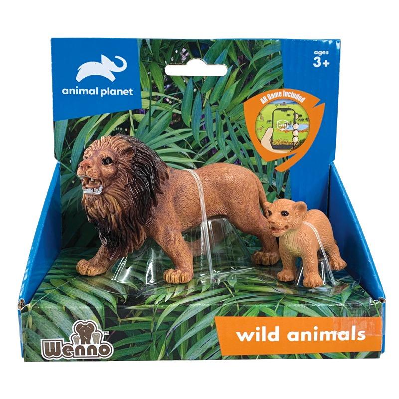 Buy Wenno Animal Planet Wild Toy Lion 2pcs | Yallatoys.com