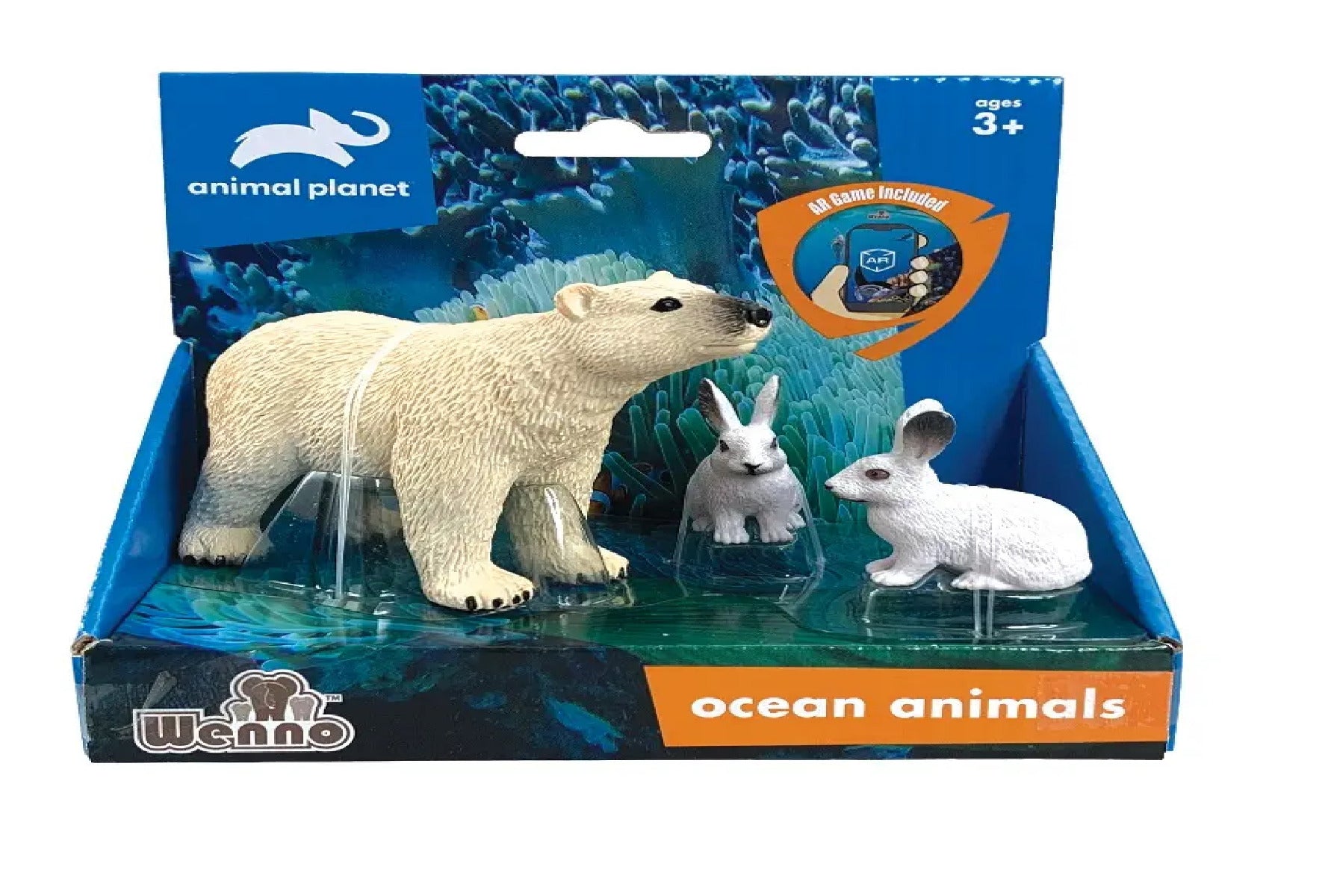 Buy Wenno Animal Planet Ocean Animals Polar And Arctic Hares 3 Pieces | Yallatoys.com