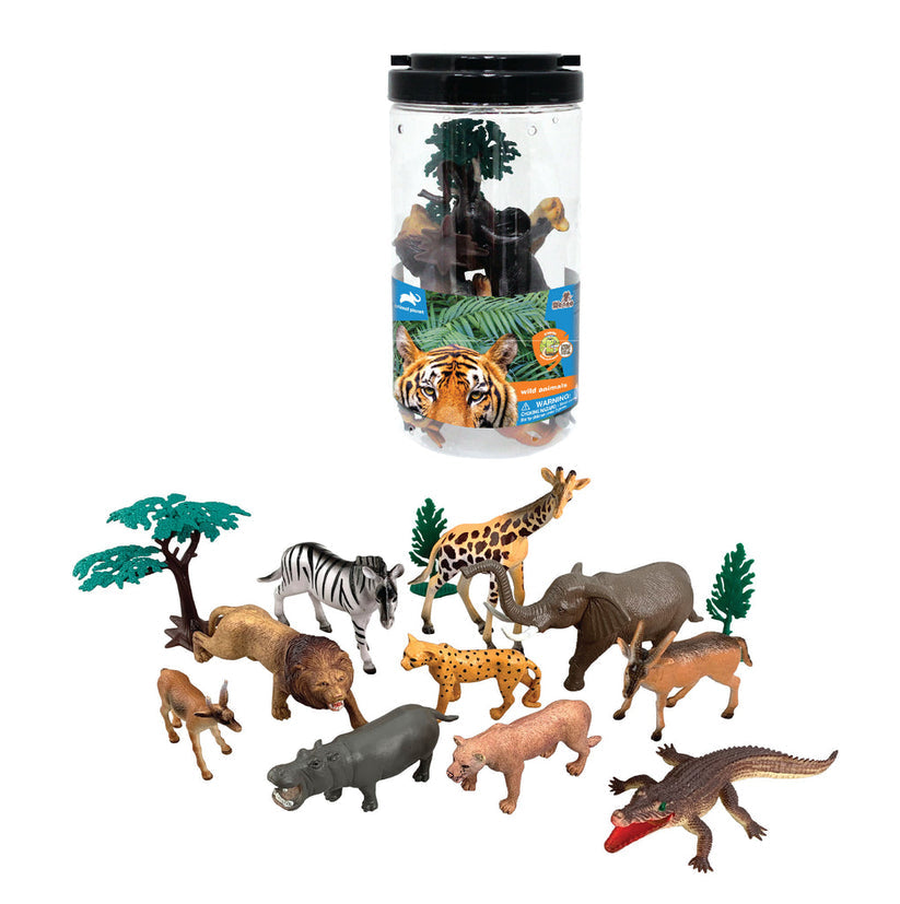 Buy Wenno Animal Planet wild animal playset 13pcs | Yallatoys.com