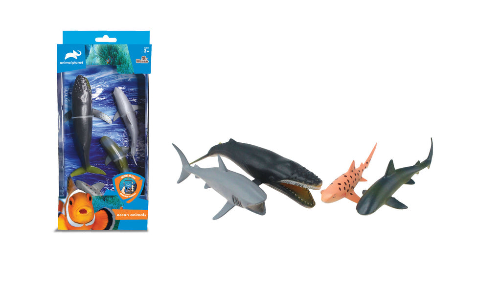 Buy Wenno Animal Planet Ocean Animal 4pcs a | Yallatoys.com