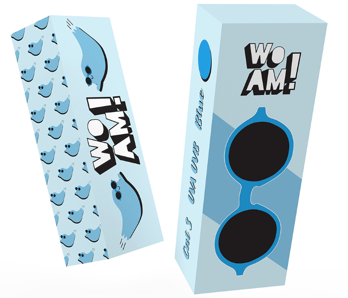 Buy Ki Et La Woam Round Sunglasses Blue 2-4 years | Yallatoys.com