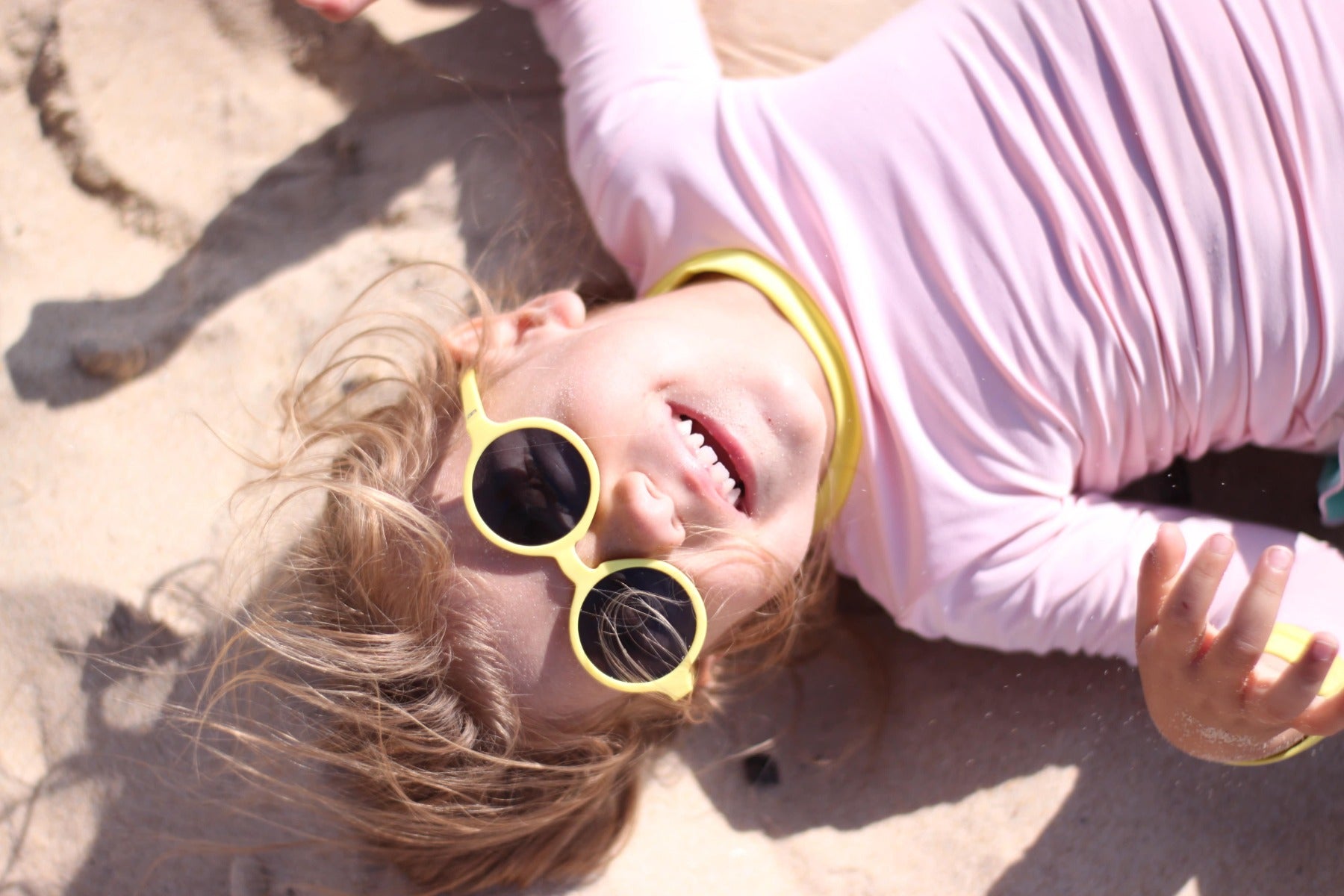 Buy Ki Et La Woam Round Sunglasses Yellow 2-4 years | Yallatoys.com