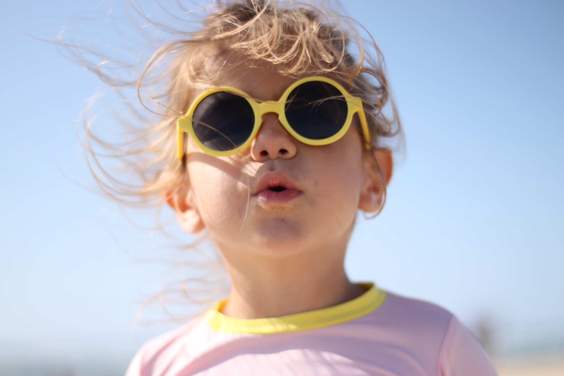 Buy Ki Et La Woam Round Sunglasses Yellow 2-4 years | Yallatoys.com