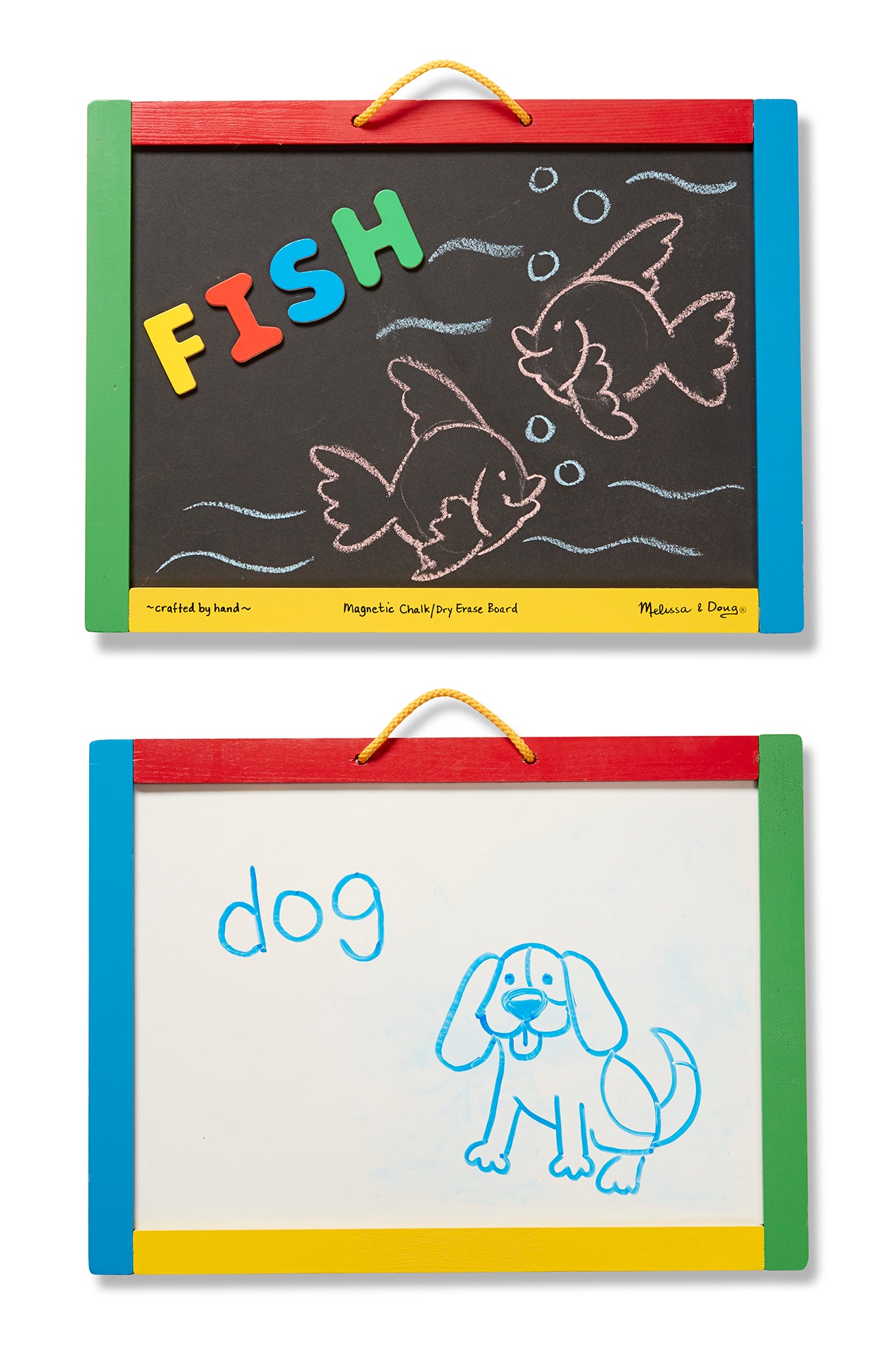 wooden chalkboard