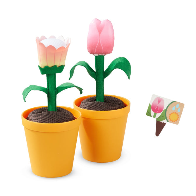 wooden flower garden play set