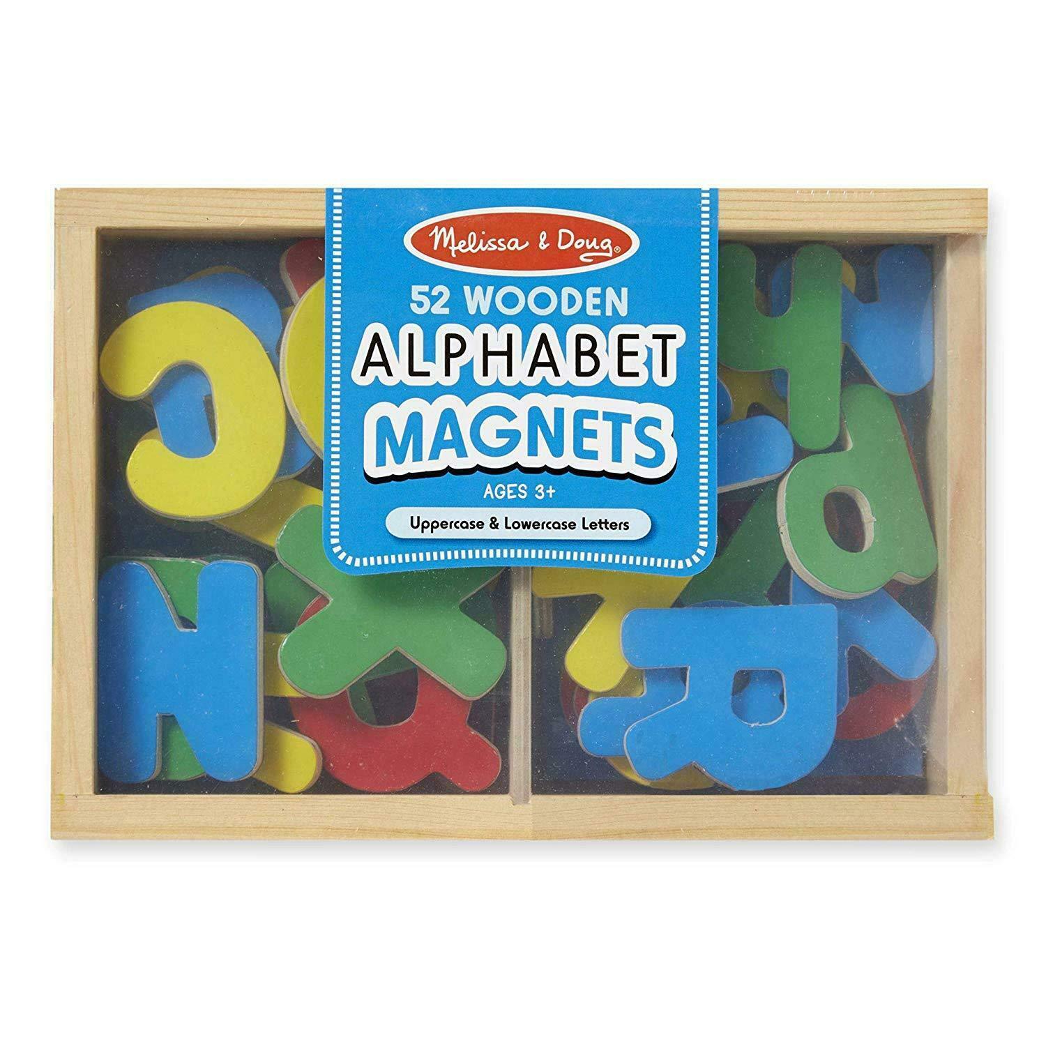 wooden magnetic letters