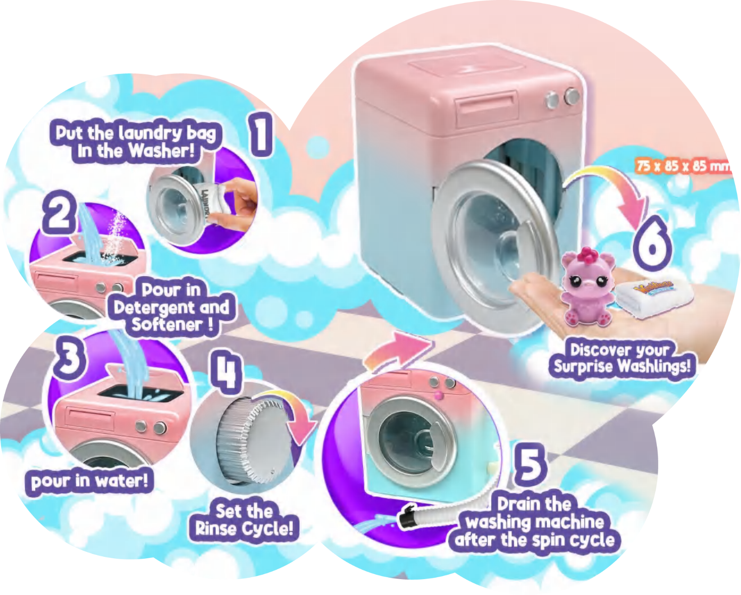 Buy Washlings Surprise Playset | Yallatoys.com