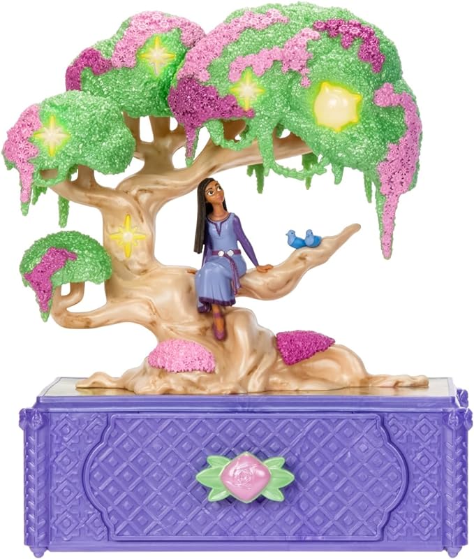Buy Wish Jewelry Box Asha's Wishing Tree Keepsake Musical Box with Star Toy Ring | Yallatoys.com