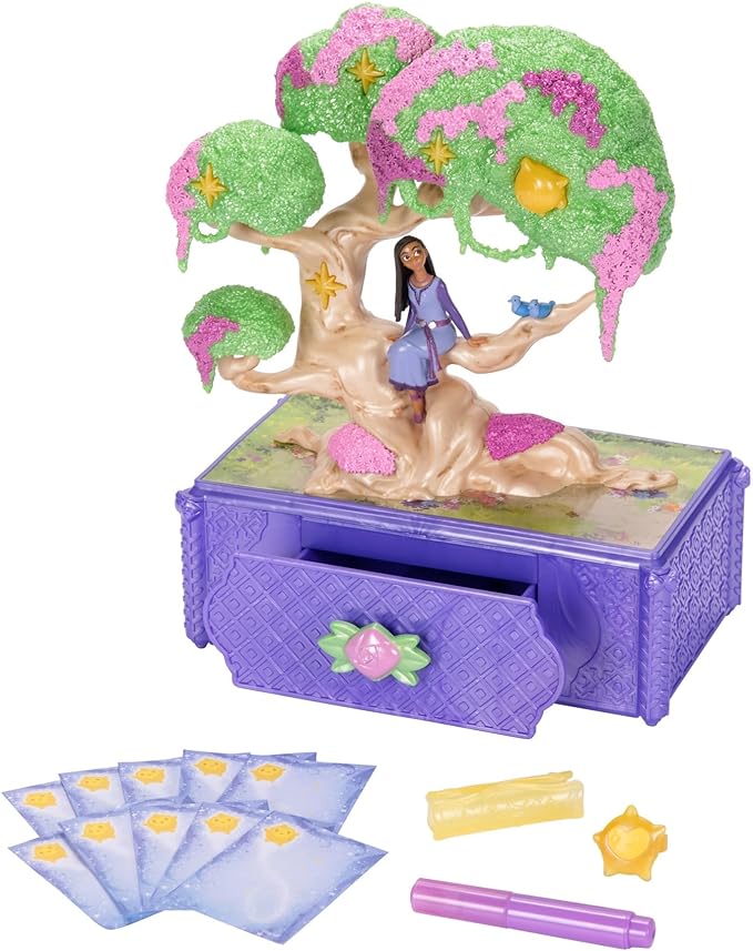 Buy Wish Jewelry Box Asha's Wishing Tree Keepsake Musical Box with Star Toy Ring | Yallatoys.com