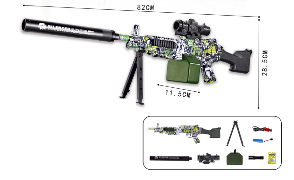 Buy Wasen M249 Large Pineapple Green | Yallatoys.com