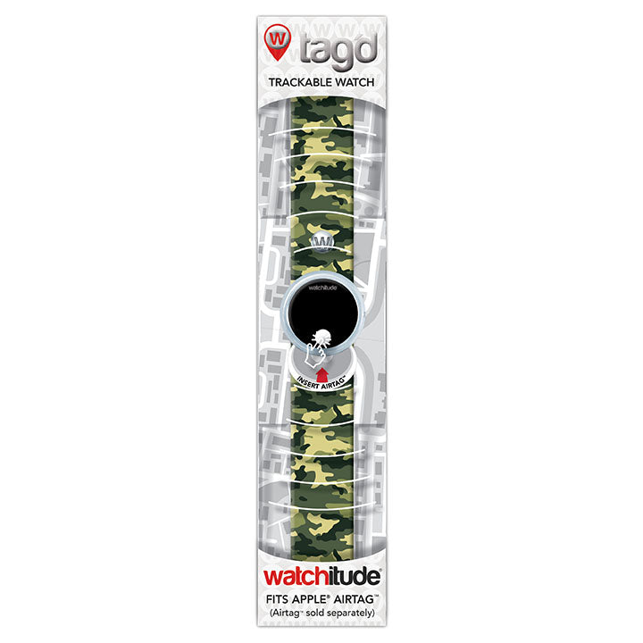 Buy Watchitude Tagd Trackable Watch Army Camo | Yallatoys.com