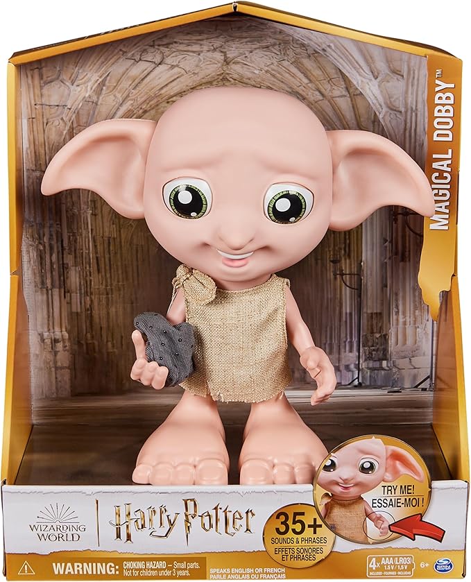 Buy Wizarding World Harry Potter Interactive Magical Dobby Elf Figure | Yallatoys.com