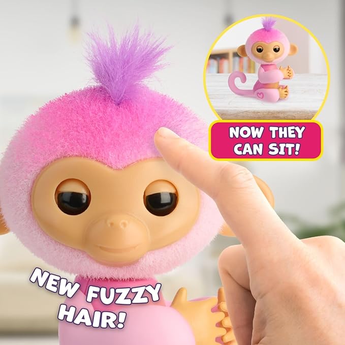 Buy Wow Wee Fingerlings 2.0 Monkey Pink Harmony | Yallatoys.com