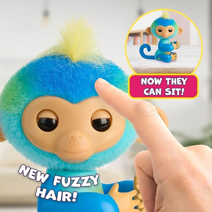 Buy Wow Wee Fingerlings 2.0 Monkey Blue Leo | Yallatoys.com