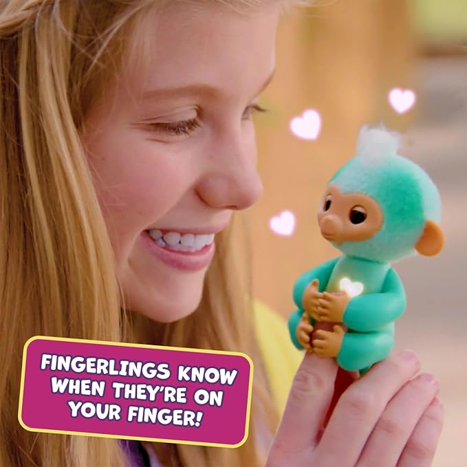 Buy Wow Wee Fingerlings 2.0 Monkey Teal Ava | Yallatoys.com