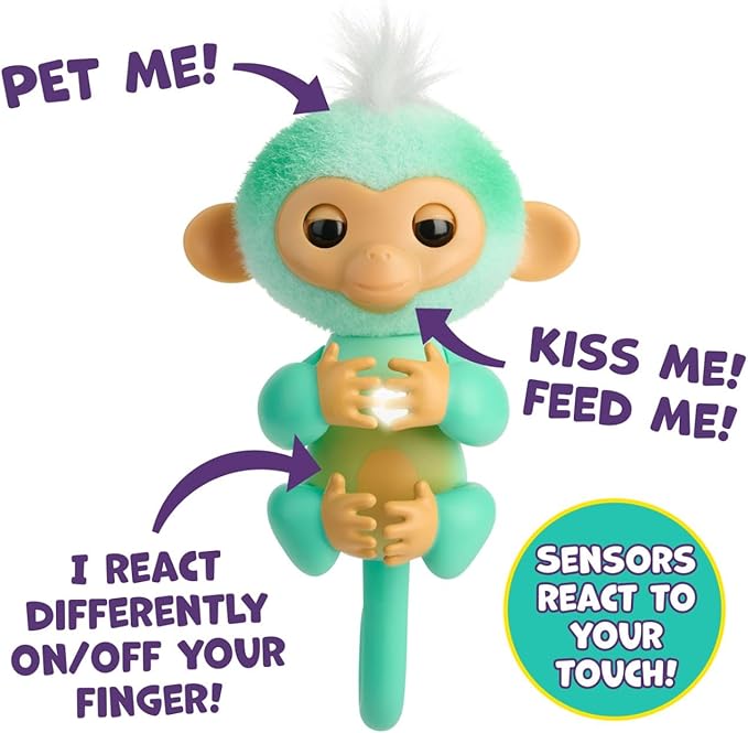 Buy Wow Wee Fingerlings 2.0 Monkey Teal Ava | Yallatoys.com
