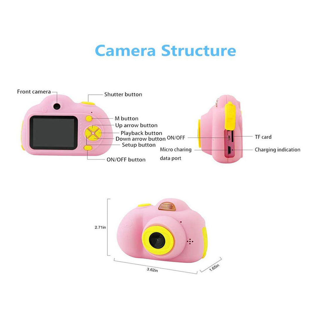 Buy My Cam Kids Camera 18MP HD 1920X1080P Pink | Yallatoys.com