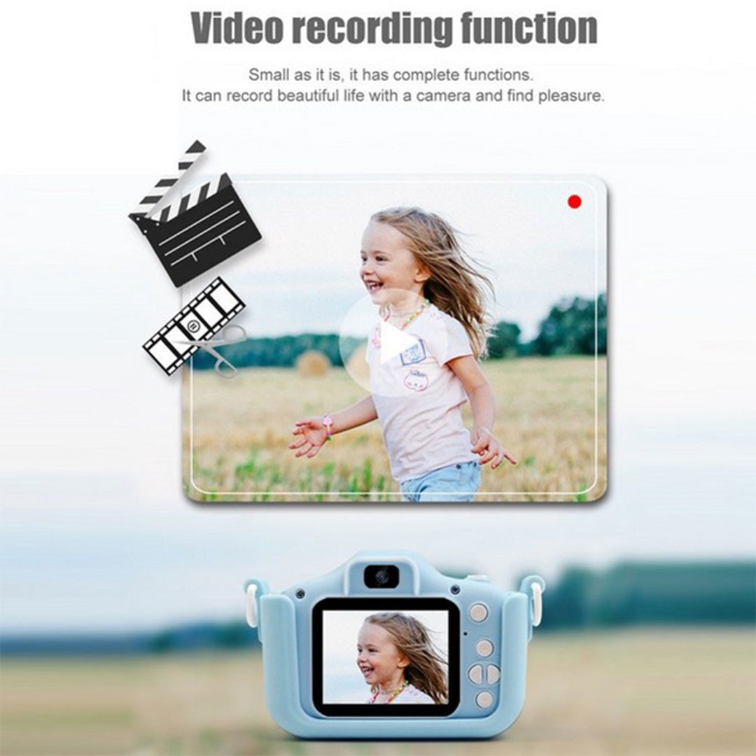 Buy Kids Camera 15Mp-Hd 1920X1080P-Blue | Yallatoys.com