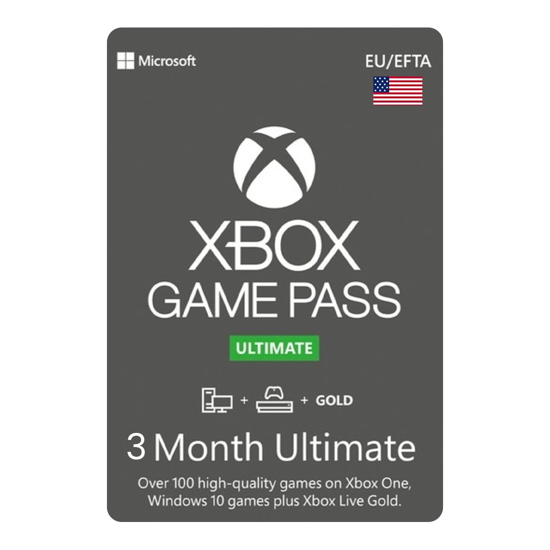 Buy Xbox Game Pass Ult 3M USA | Yallatoys.com