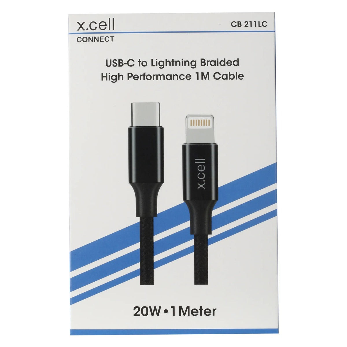 Buy X.Cell Lightning To Type-C Cablel 1 Meter Black | Yallatoys.com