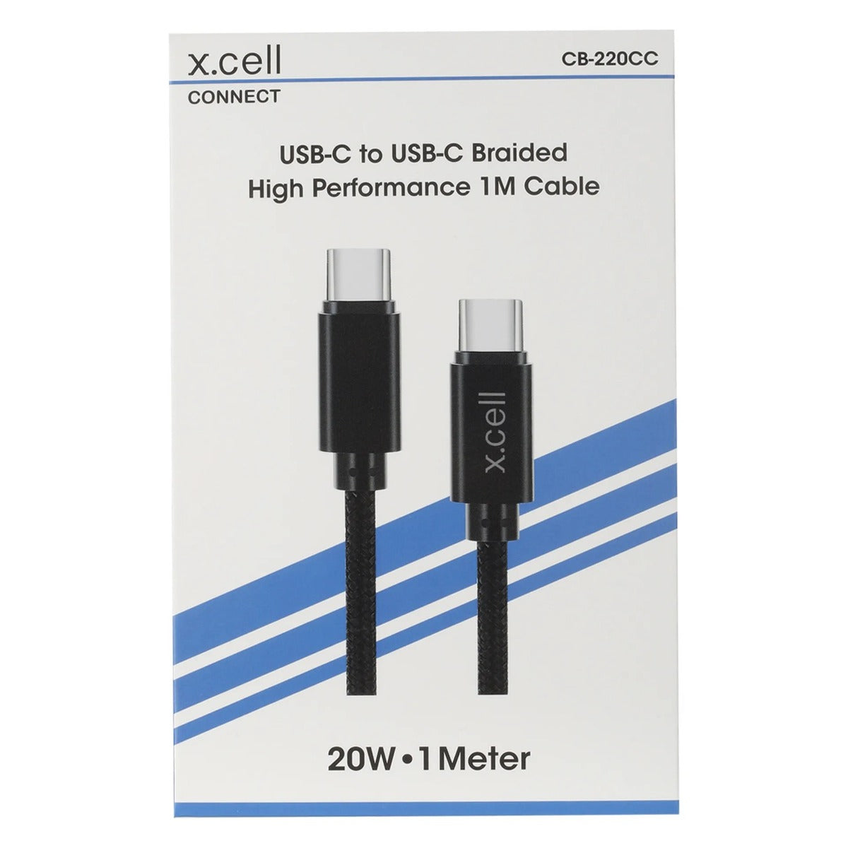 Buy X.Cell USB Type-C To Type-C Cable Black | Yallatoys.com