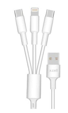 Buy X.Cell USB A to Multi Charging 1.5 Meter Black | Yallatoys.com