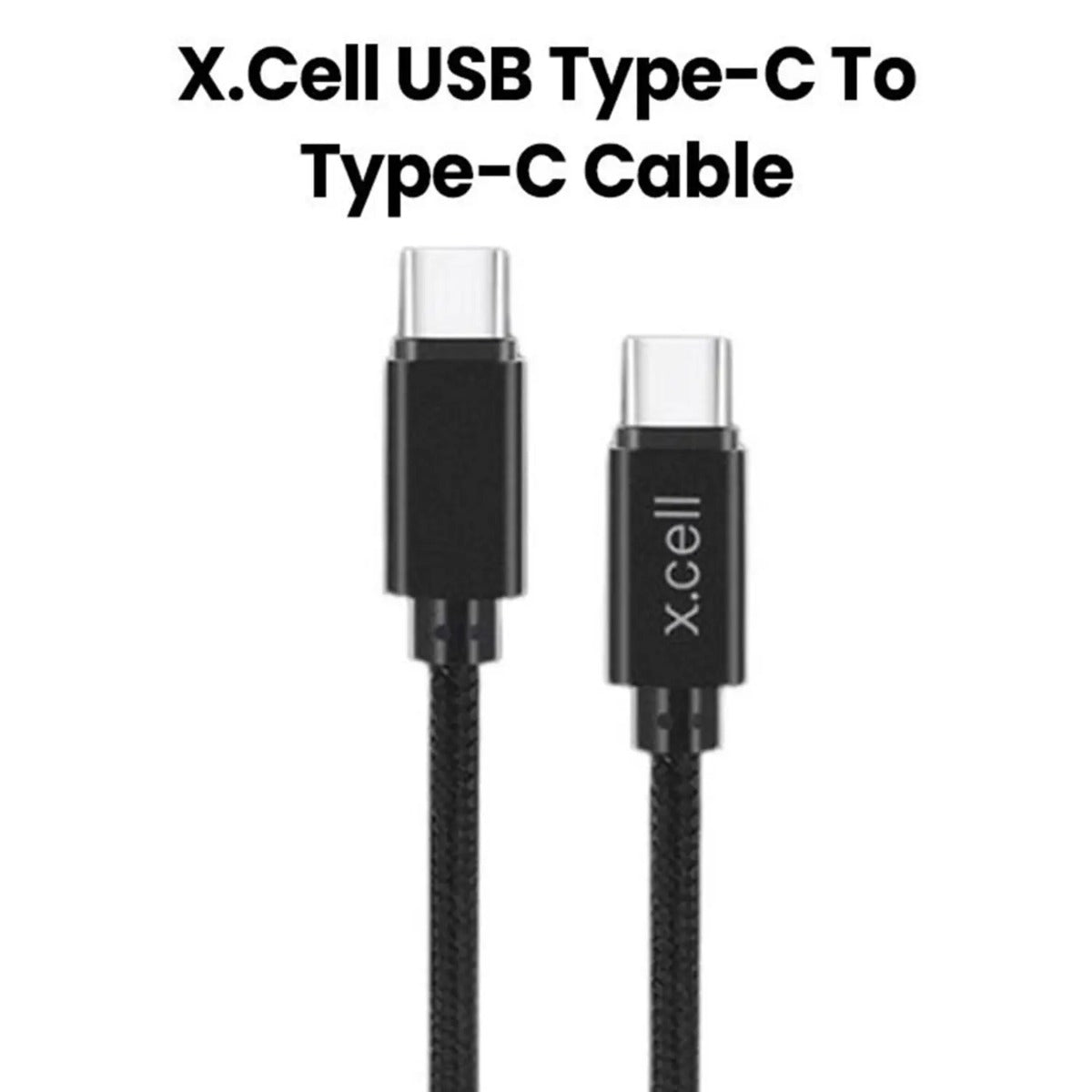 Buy X.Cell 30W Cable C to C 1Meter Black | Yallatoys.com