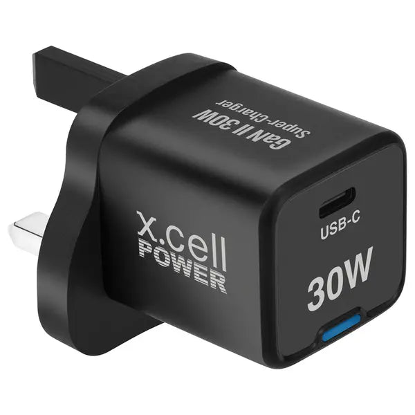 Buy X.Cell Wall Charger Gan 30W 1C Black | Yallatoys.com