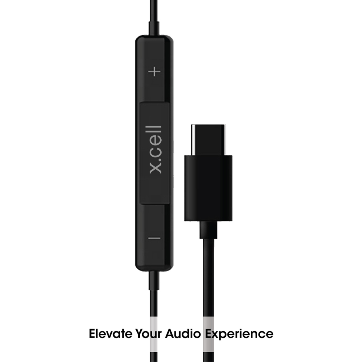 Buy X.Cell Stereo Headset Wired with C Type Connector Black | Yallatoys.com