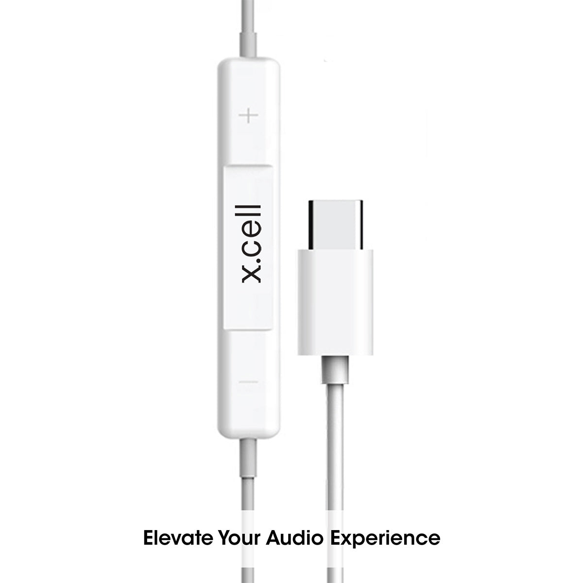 Buy X.Cell Stereo Headset Wired with C Type Connector White | Yallatoys.com