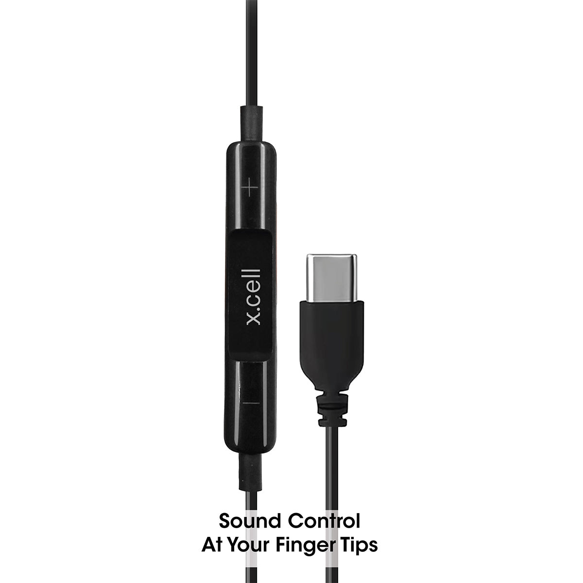 Buy X.Cell Stereo Headset Wired with C Type Connector Black 104C Black | Yallatoys.com