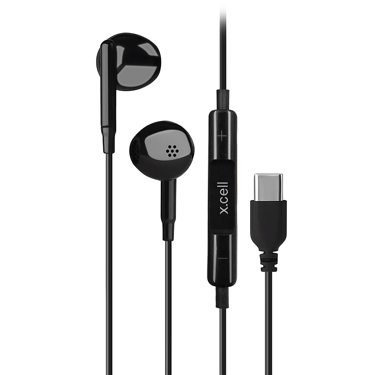 Buy X.Cell Stereo Headset Wired with C Type Connector Black 104C Black | Yallatoys.com