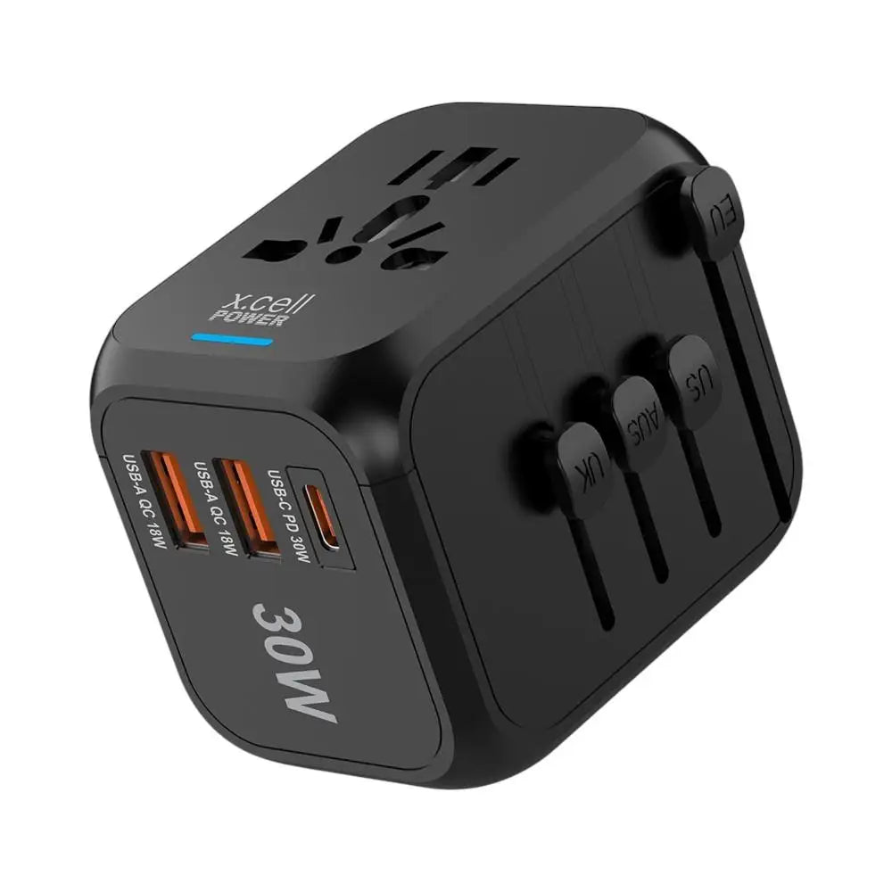 Buy X.Cell 1 Pc Travel Charger 30W Black | Yallatoys.com