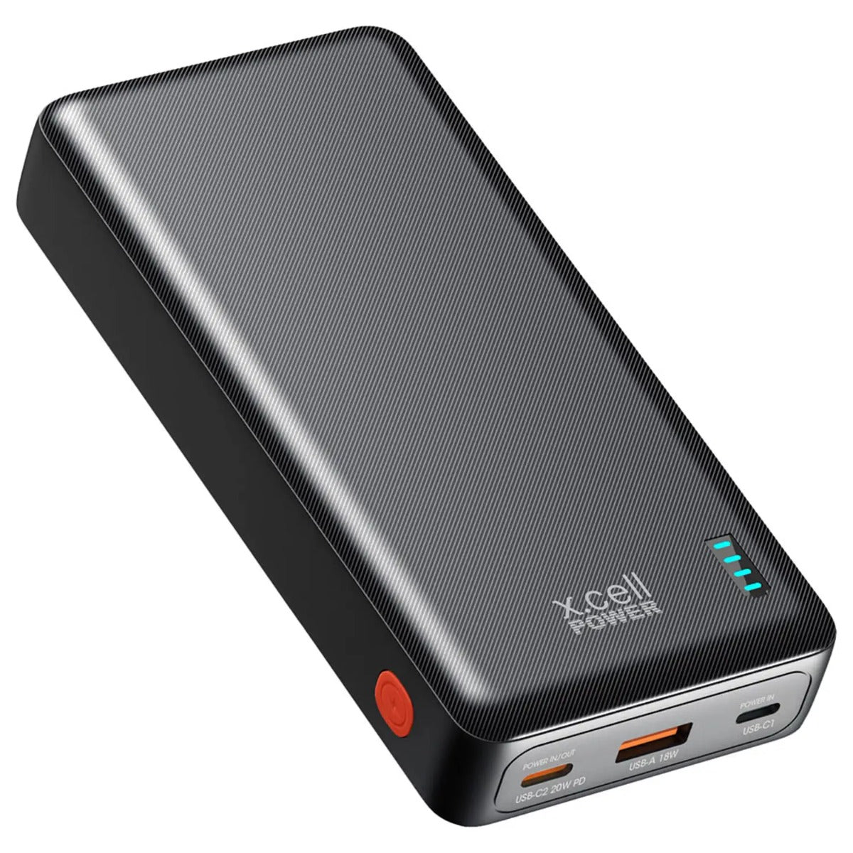 Buy X.Cell Power Bank 20000mAh C in and out Power Bank Black | Yallatoys.com