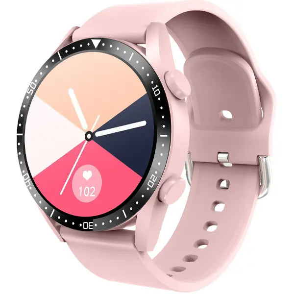Buy Xcell Smartwatch Classic 3 Talk Lite Pink Frame Pink Silicon Strap | Yallatoys.com