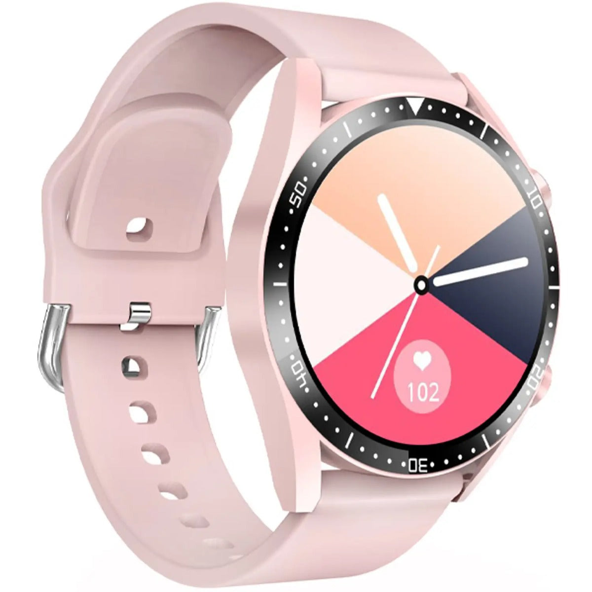 Buy Xcell Smartwatch Classic 3 Talk Lite Pink Frame Pink Silicon Strap | Yallatoys.com