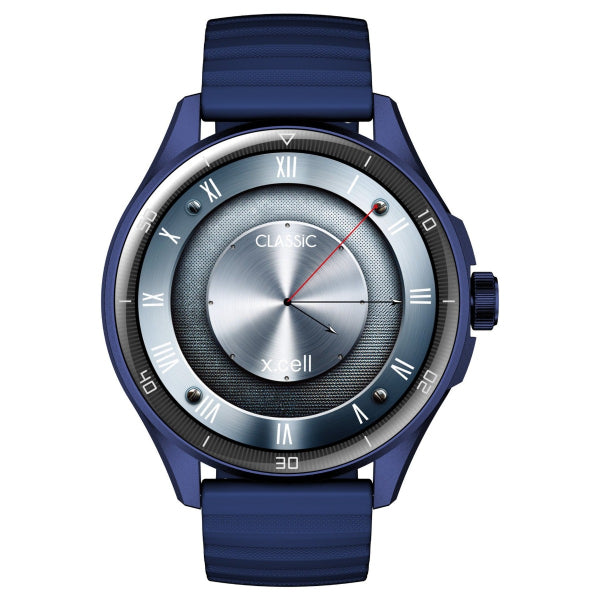 Buy Xcell Classic 6 Smartwatch Blue Frame with Blue Silicon Strap | Yallatoys.com
