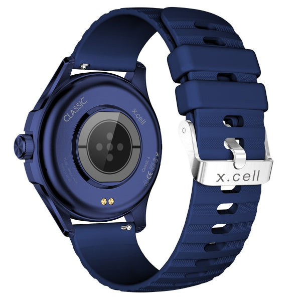 Buy Xcell Classic 6 Smartwatch Blue Frame with Blue Silicon Strap | Yallatoys.com