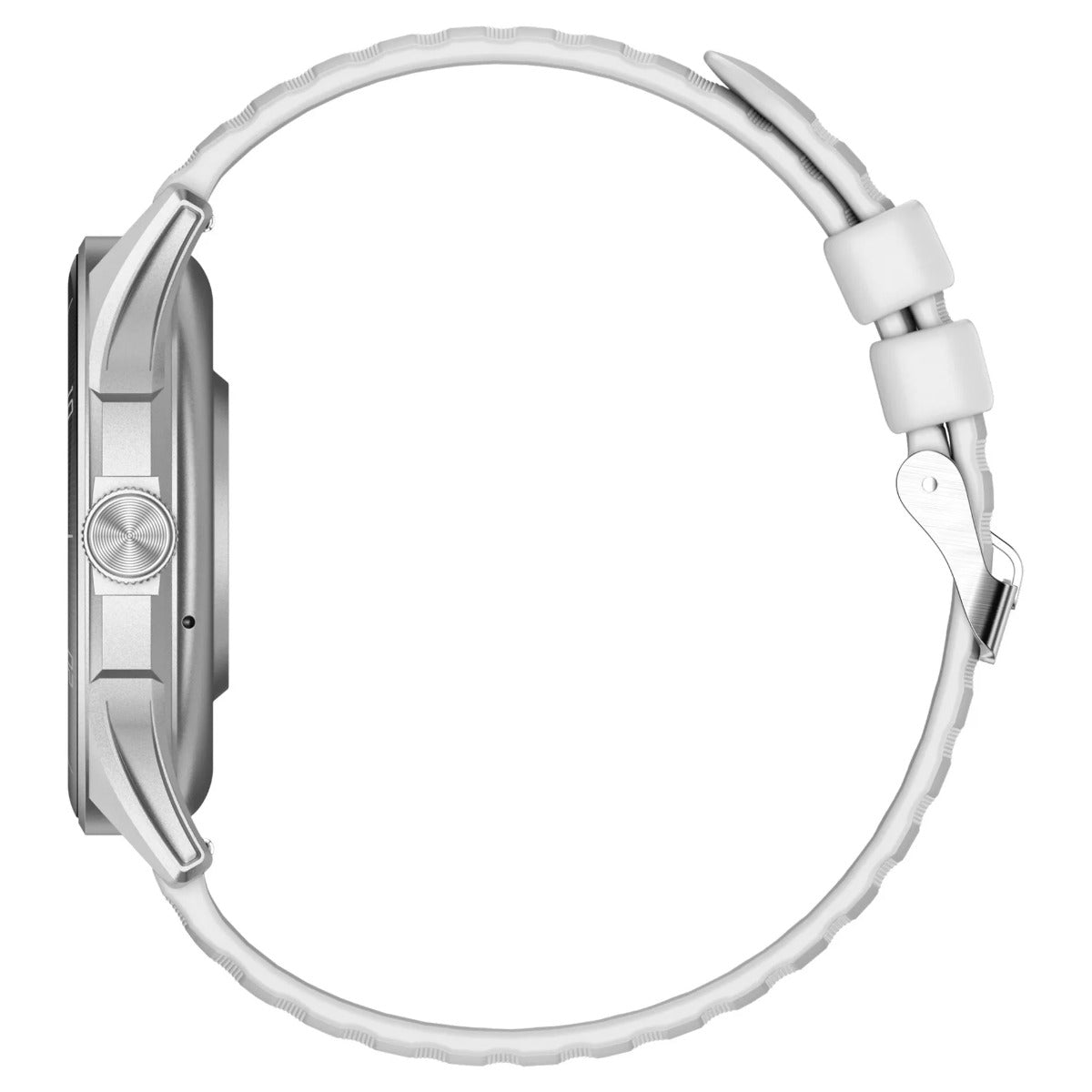 Buy Xcell Classic 6 Smartwatch Silver Frame with Grey Silicon Strap | Yallatoys.com
