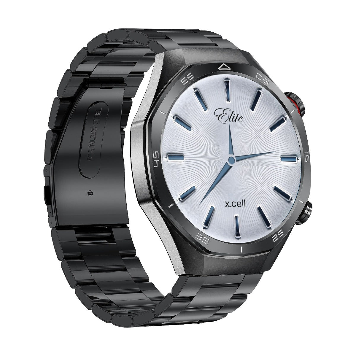 Buy Xcell Elite7 Smart Watch Gun Frame With Black Metal Strap | Yallatoys.com
