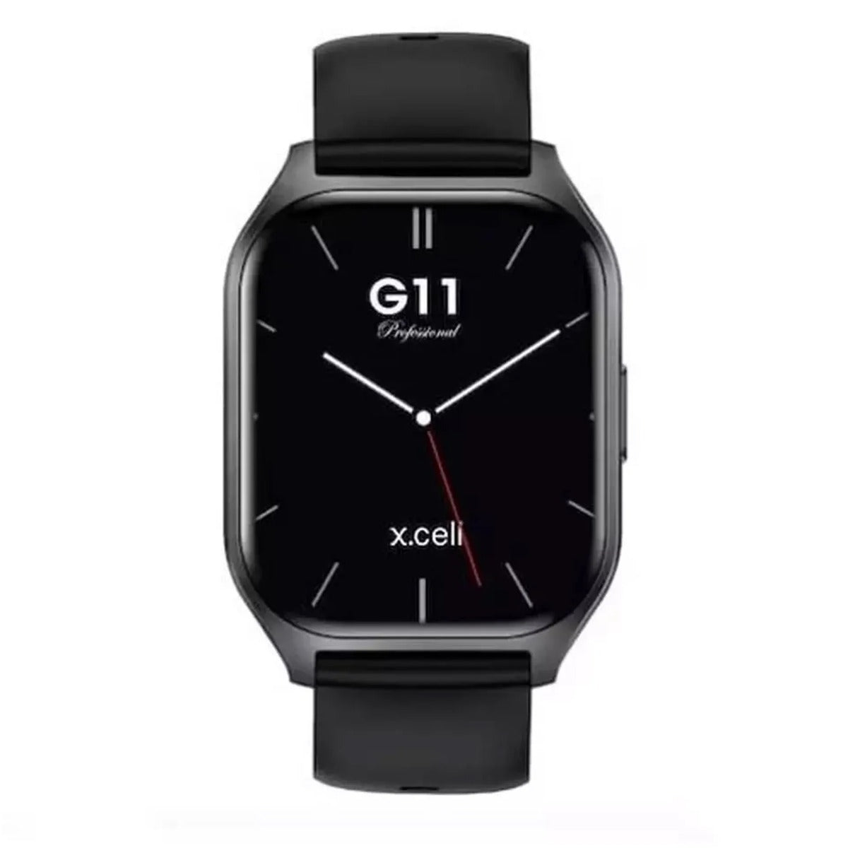 Buy Xcell G11 Pro Smart Watch Black Frame Black Silicon Strap | Yallatoys.com