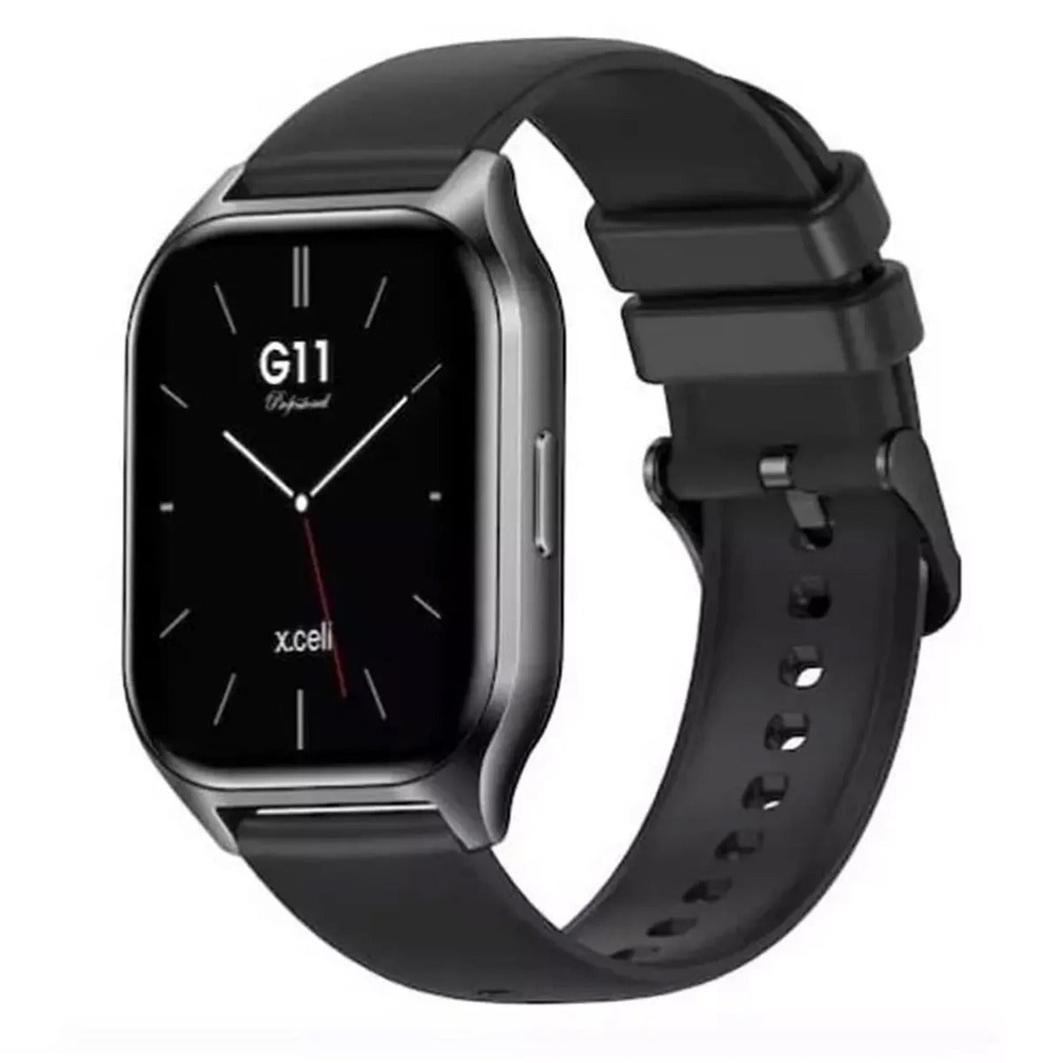 Buy Xcell G11 Pro Smart Watch Black Frame Black Silicon Strap | Yallatoys.com