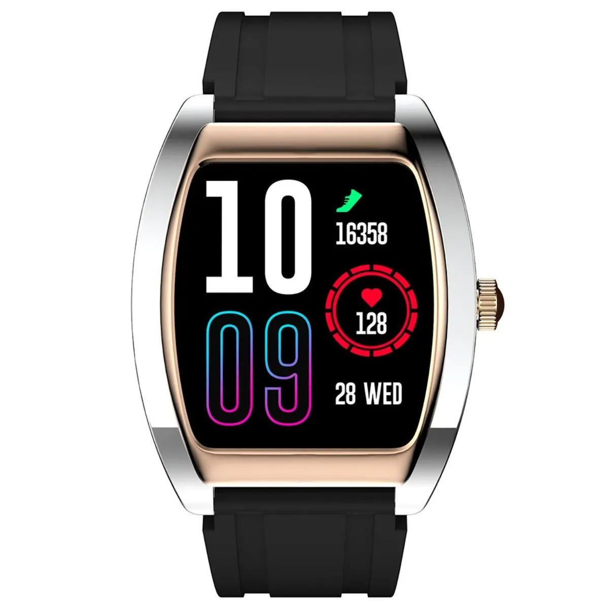 Buy Xcell Selen 2 Smartwatch Gold with Grey Silicone Strap | Yallatoys.com