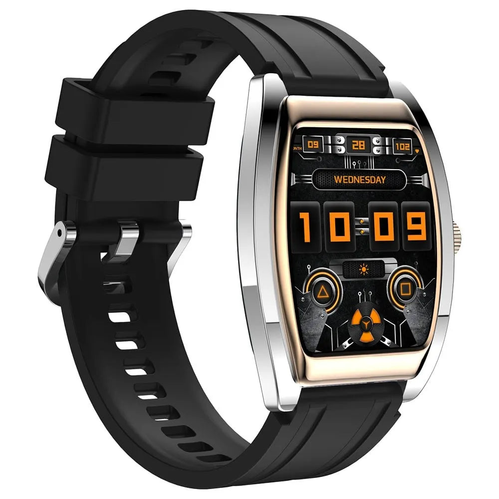 Buy Xcell Selen 2 Smartwatch Gold with Grey Silicone Strap | Yallatoys.com